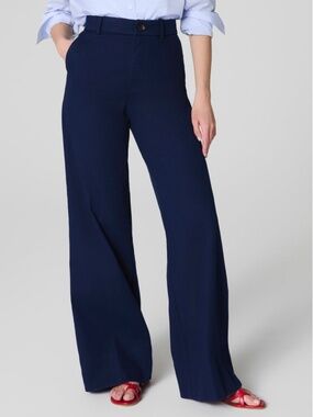 Spanx SPANXsupersmooth Stretch Twill Wide Leg Pant Small